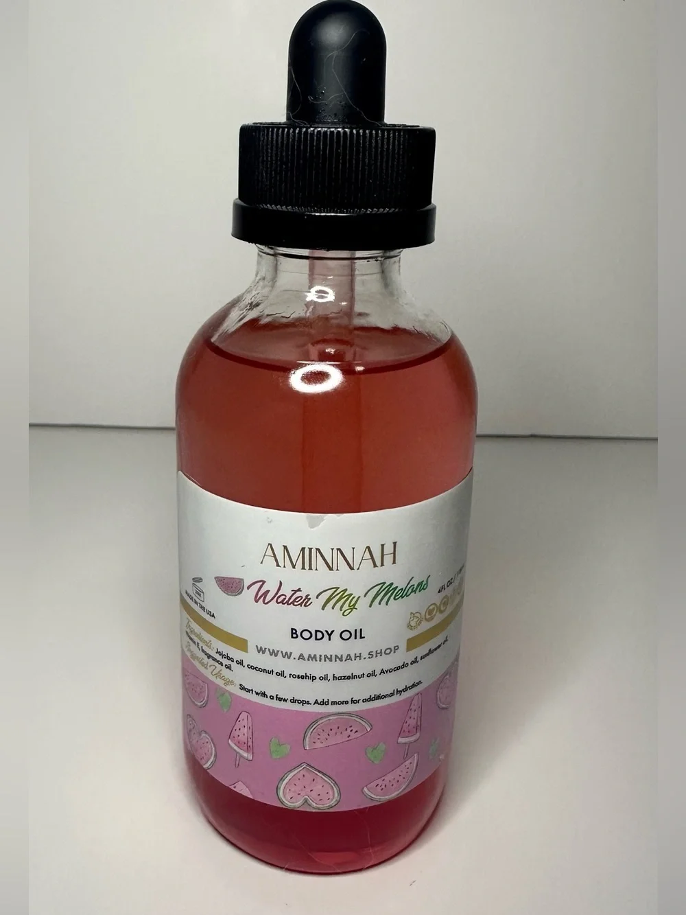 Aminnah New Water My Melons Watermelon Body Oil